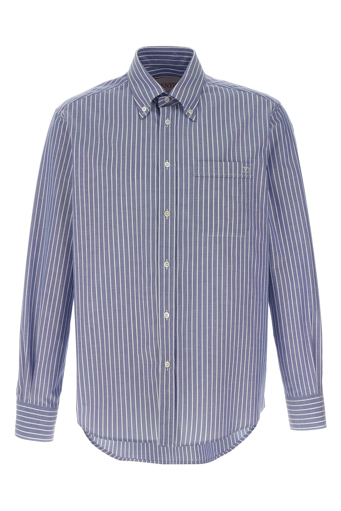 VALENTINO GARAVANI 41 cm oxfrord striped cotton shirt