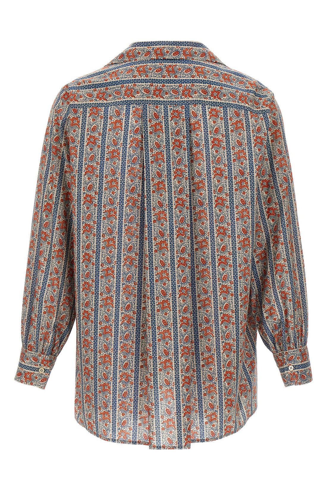 VALENTINO GARAVANI L all-over voyage imaginaire print cotton muslin shirt