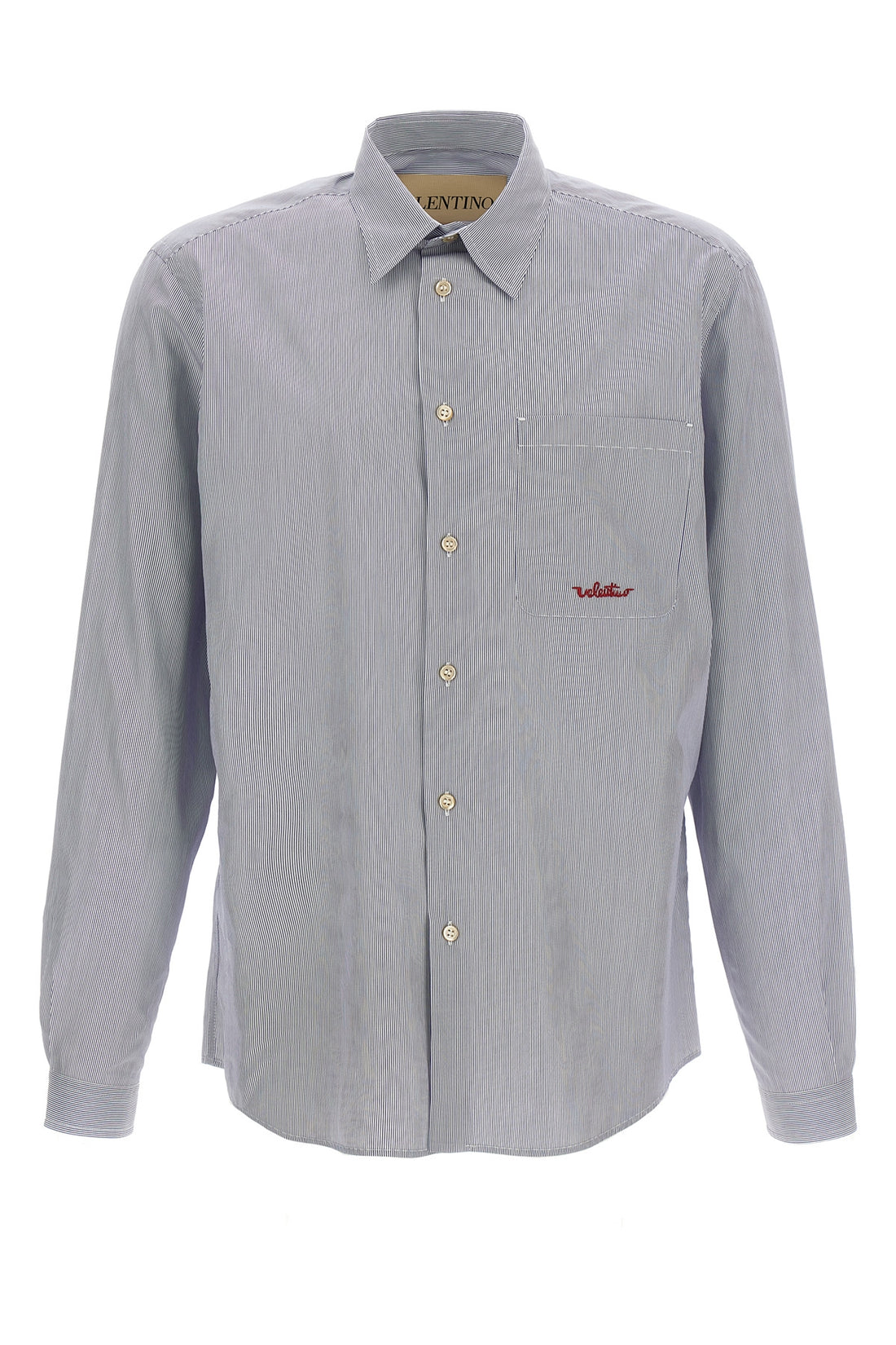 VALENTINO GARAVANI 40 cm striped cotton shirt