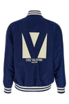 lightly padded nylon bomber jacket