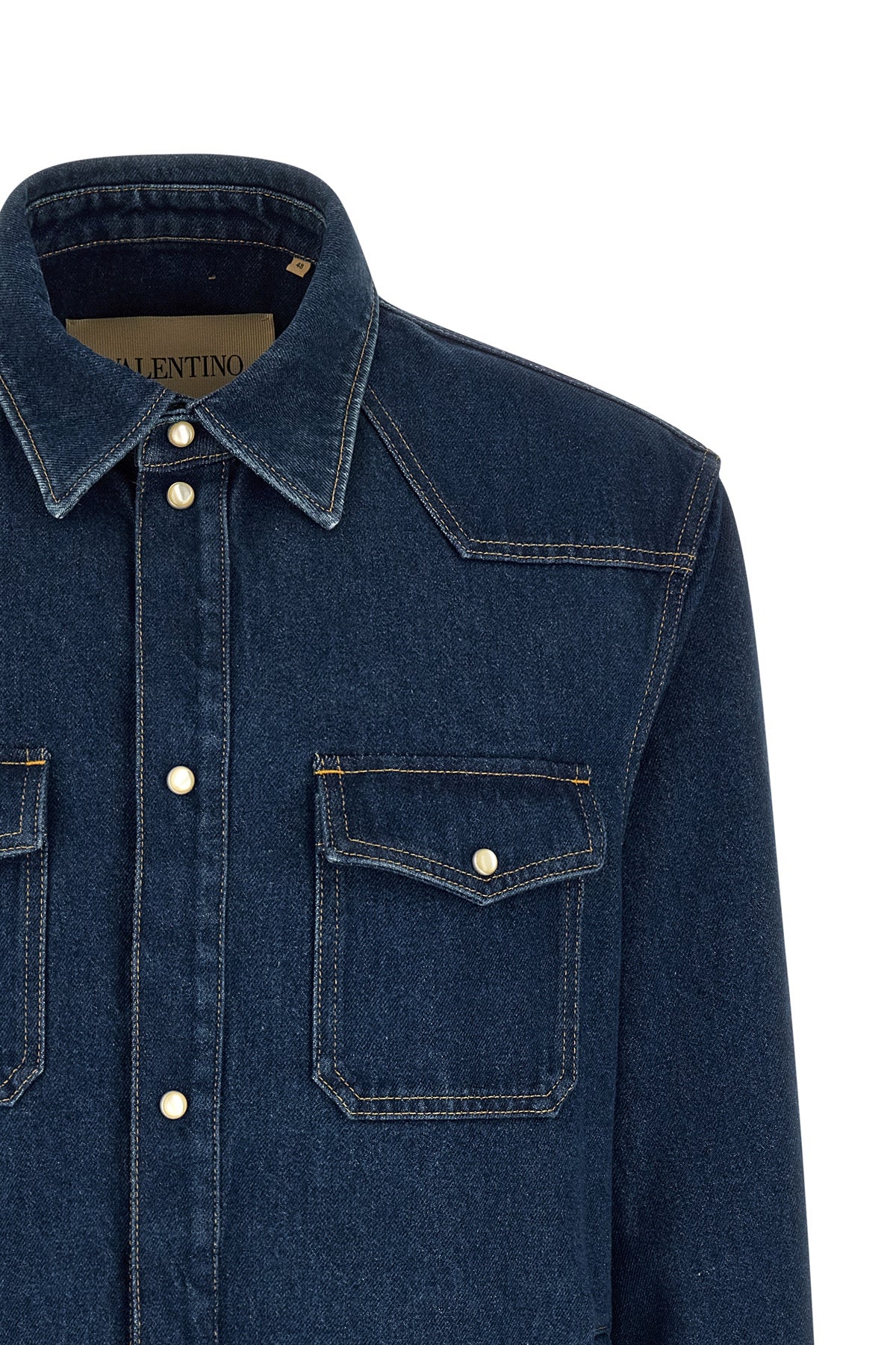 the valentino garavani denim shirt