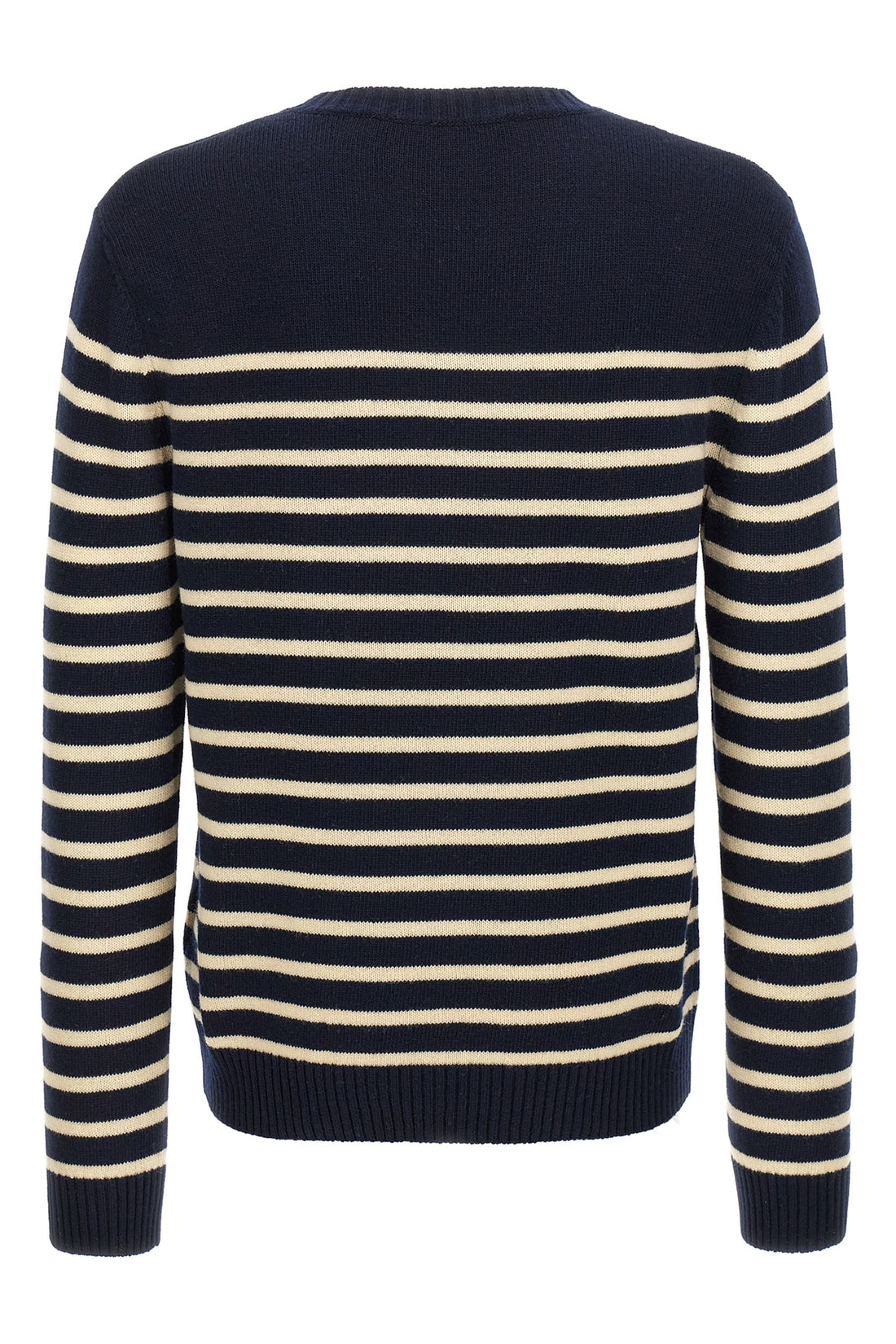 VALENTINO GARAVANI L 7 striped fineness wool sweater