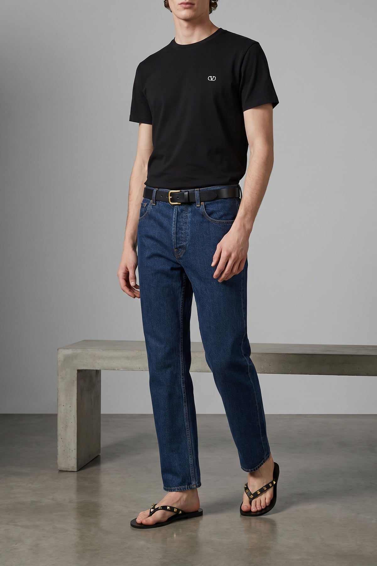 cotton jersey crew neck t-shirt