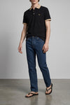 valentino cotton piquet polo shirt