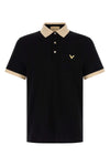 valentino cotton piquet polo shirt