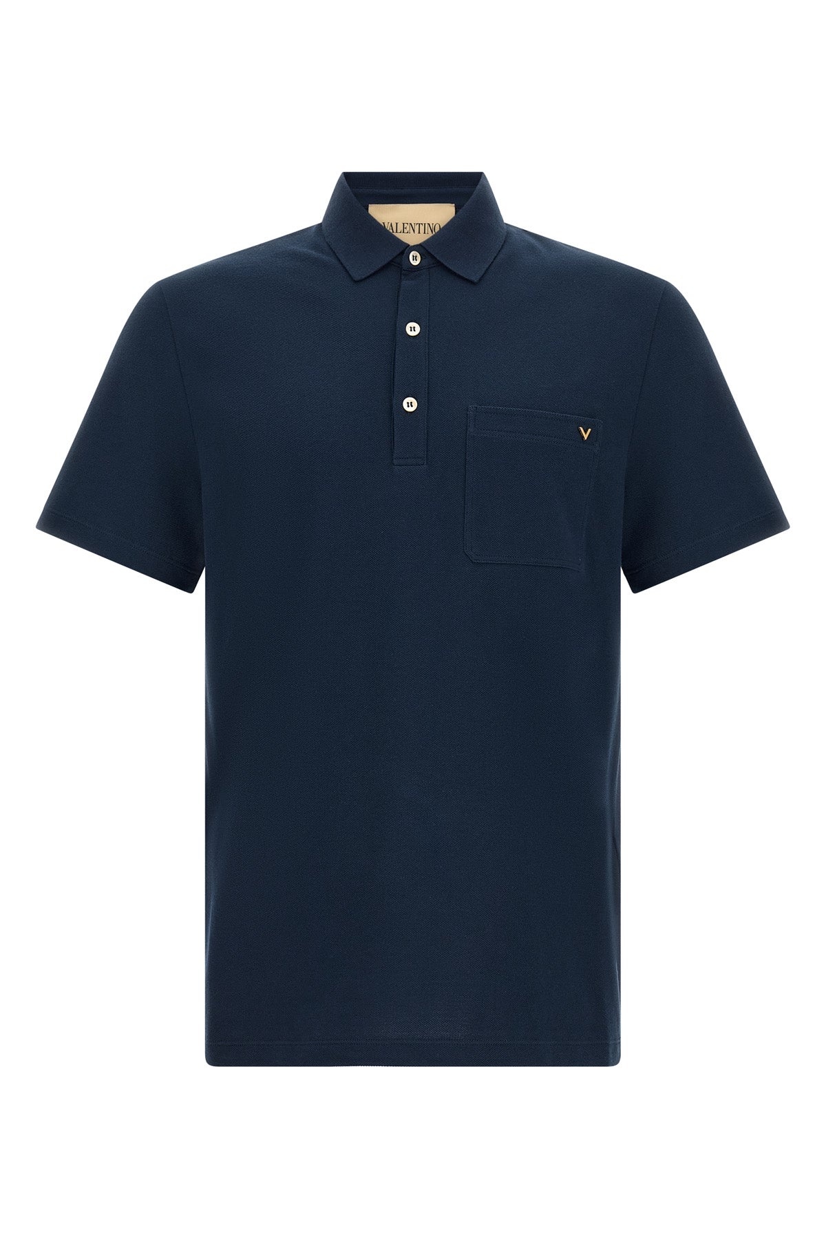 piqué cotton polo shirt