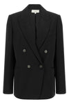 the vince blazer defines a rigorous sartorial silhouette through impeccable cons