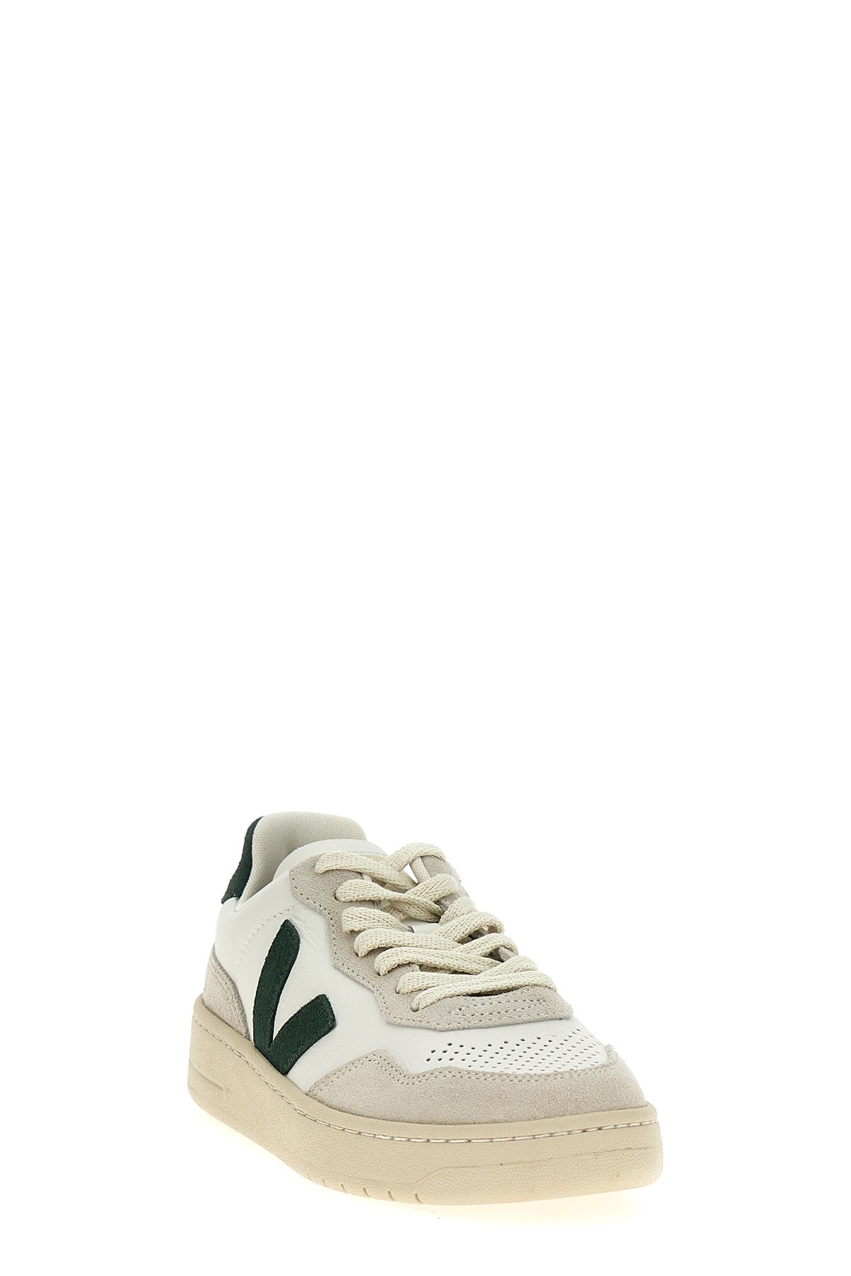 v-90 leather and suede sneakers
