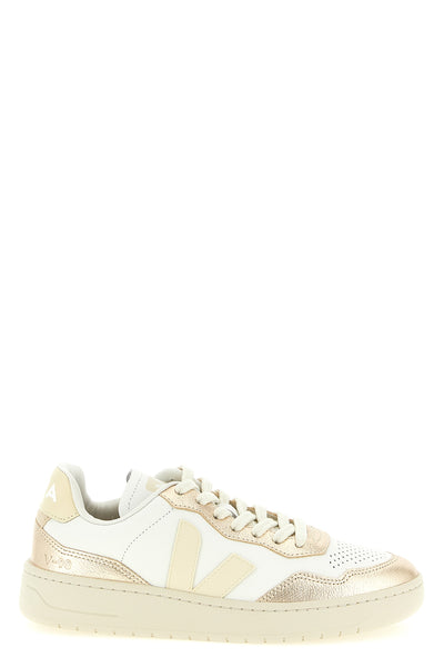 v-90 sneakers in hammered leather