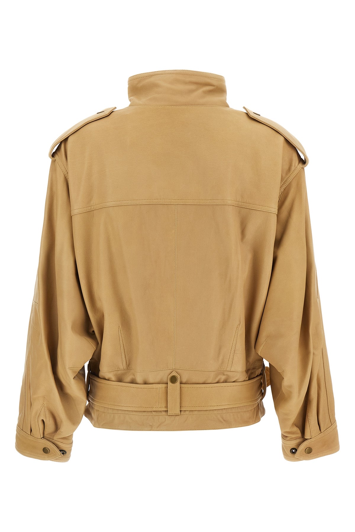 the isabel marant farza leather jacket redefines the classic biker silhouette th