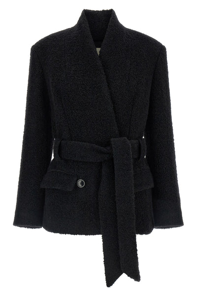 the isabel marant syndra blazer redefines the codes of tailoring through an enve