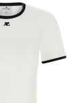 the signature contrast courrèges t-shirt redefines the codes of everyday dress
