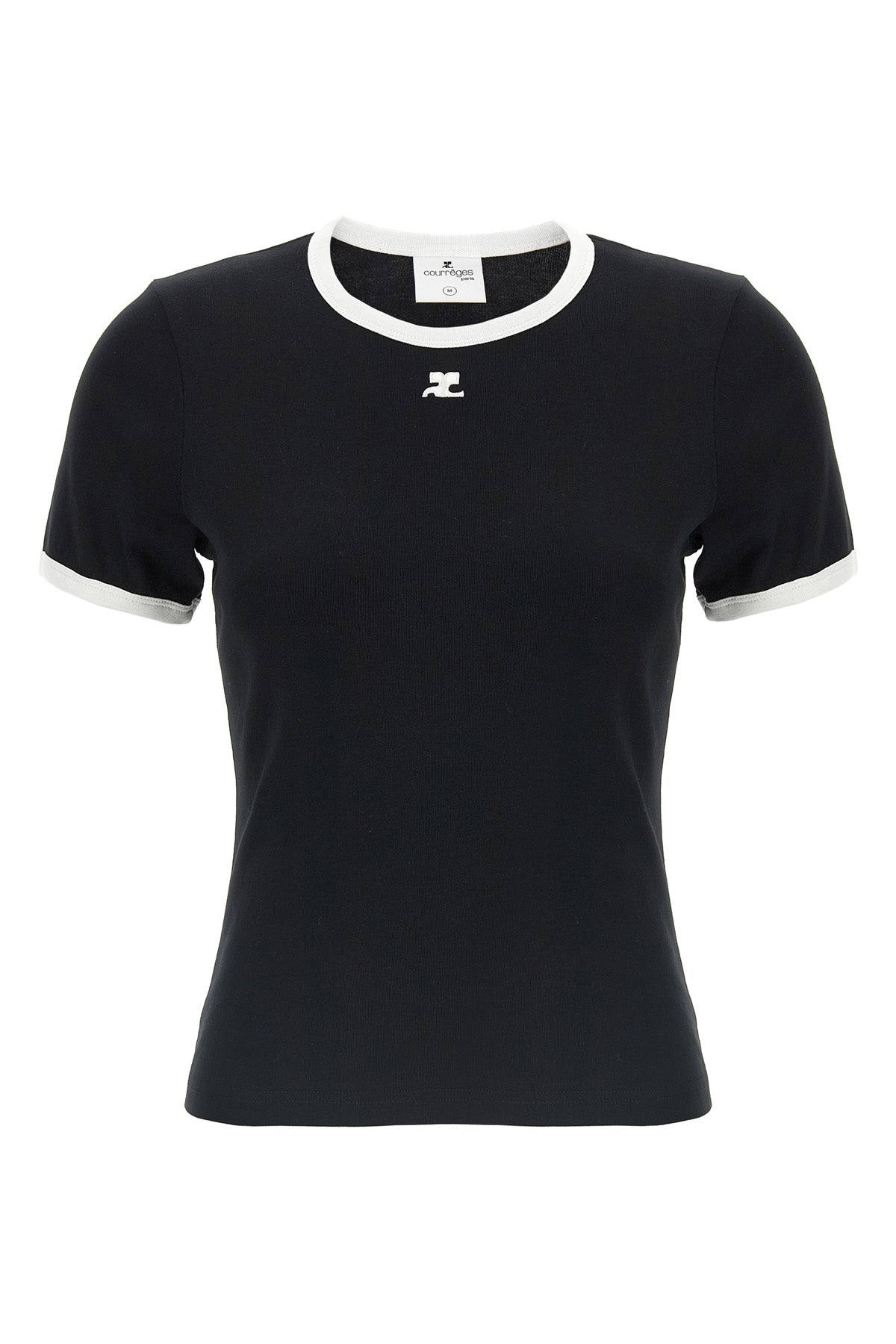 signature contrast cotton t-shirt