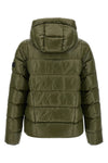 victor-r quilted and padded shiny nylon down jacket