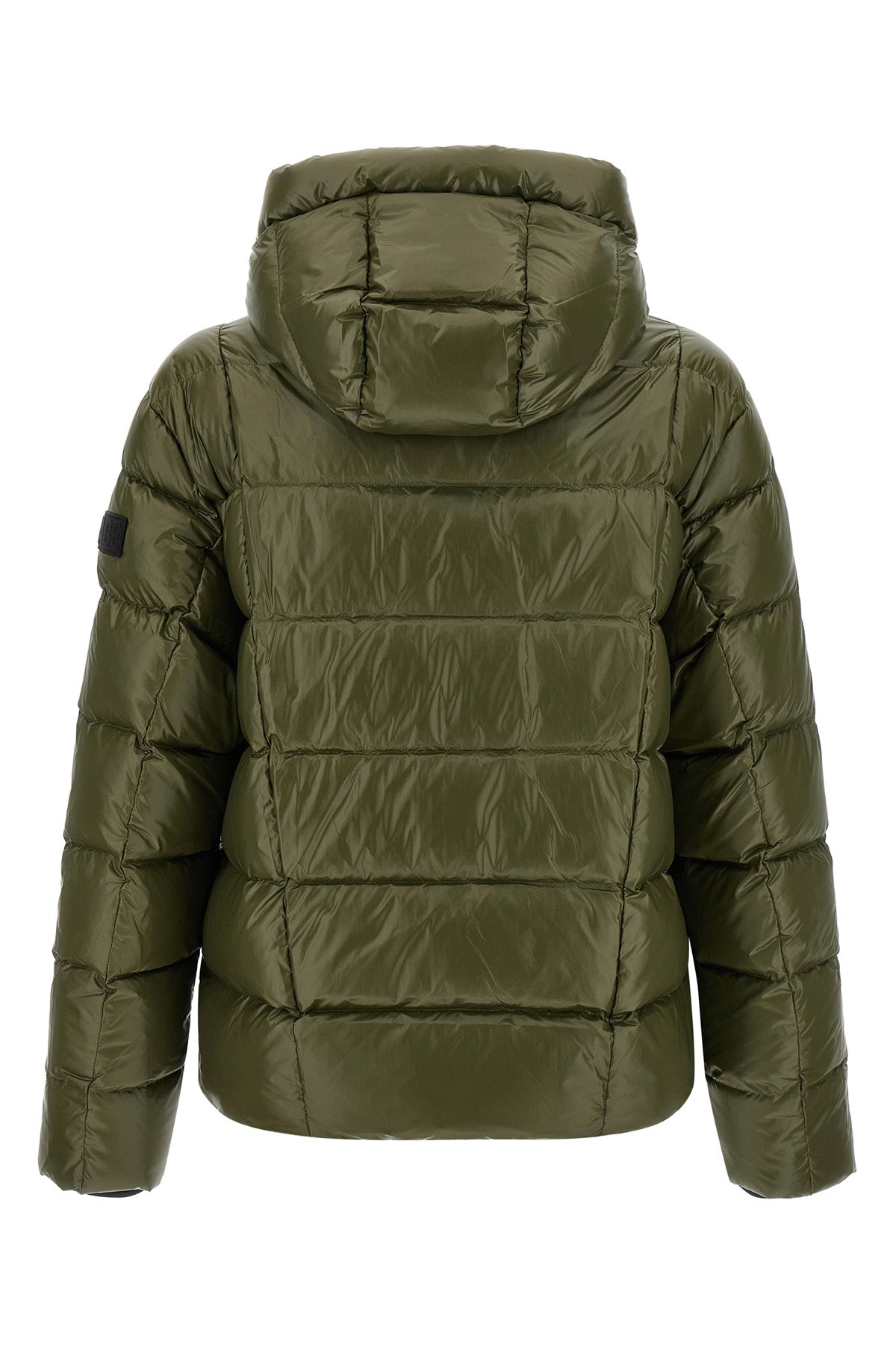 victor-r quilted and padded shiny nylon down jacket