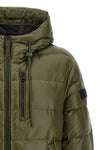 victor-r quilted and padded shiny nylon down jacket