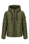 victor-r quilted and padded shiny nylon down jacket