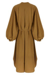 vitti midi dress in cool cotton poplin style
