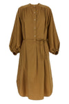 vitti midi dress in cool cotton poplin style