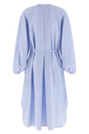 vitti midi dress in cool cotton poplin style