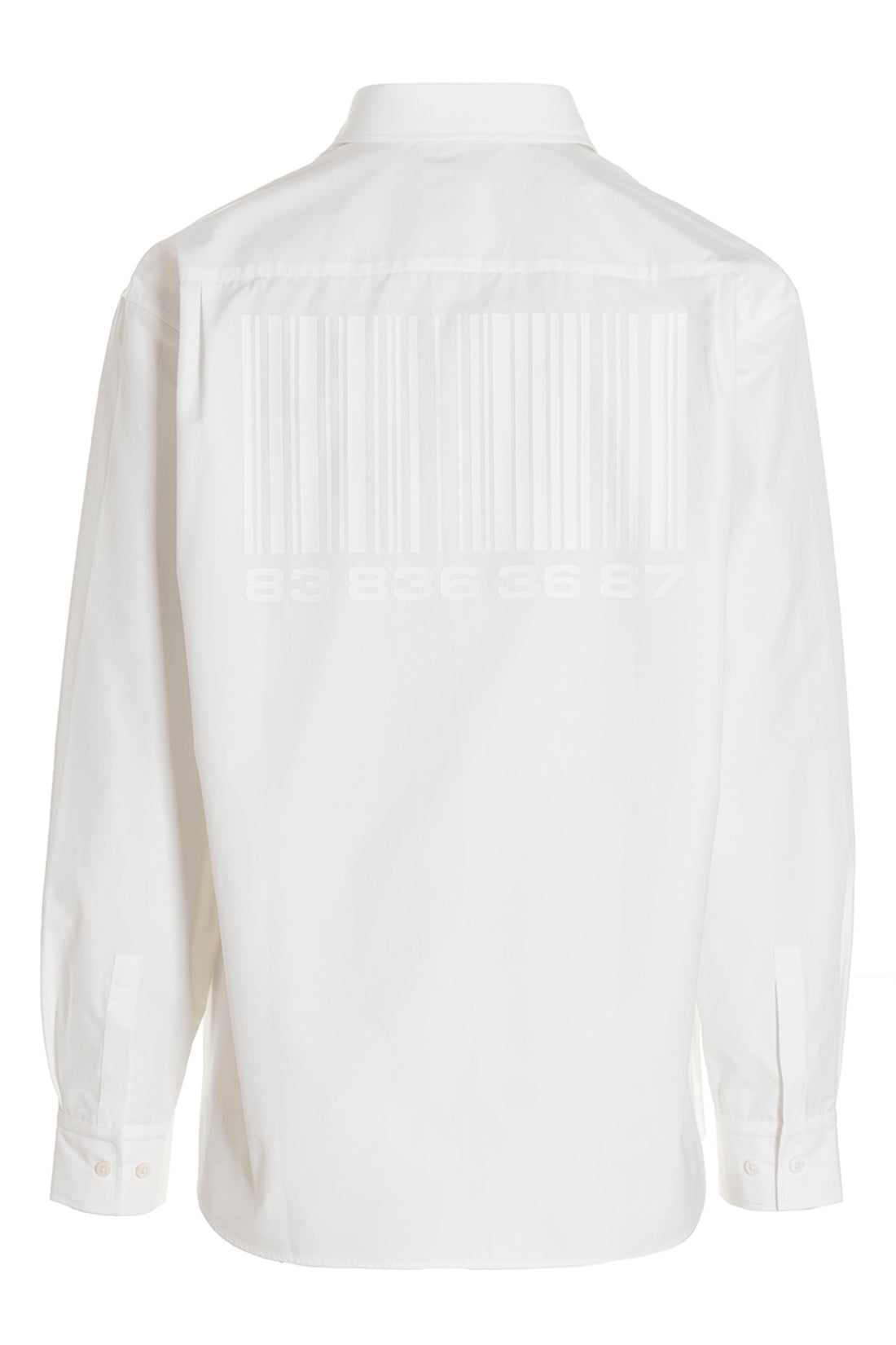 VTMNTS S barcode cotton shirt