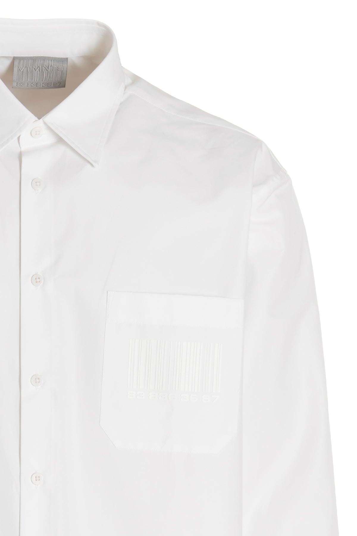 barcode cotton shirt