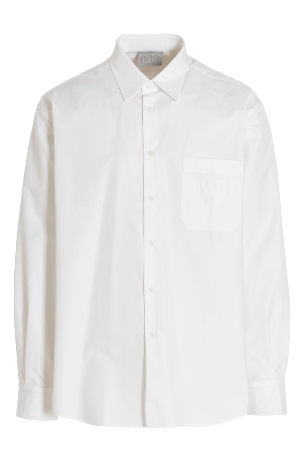 barcode cotton shirt