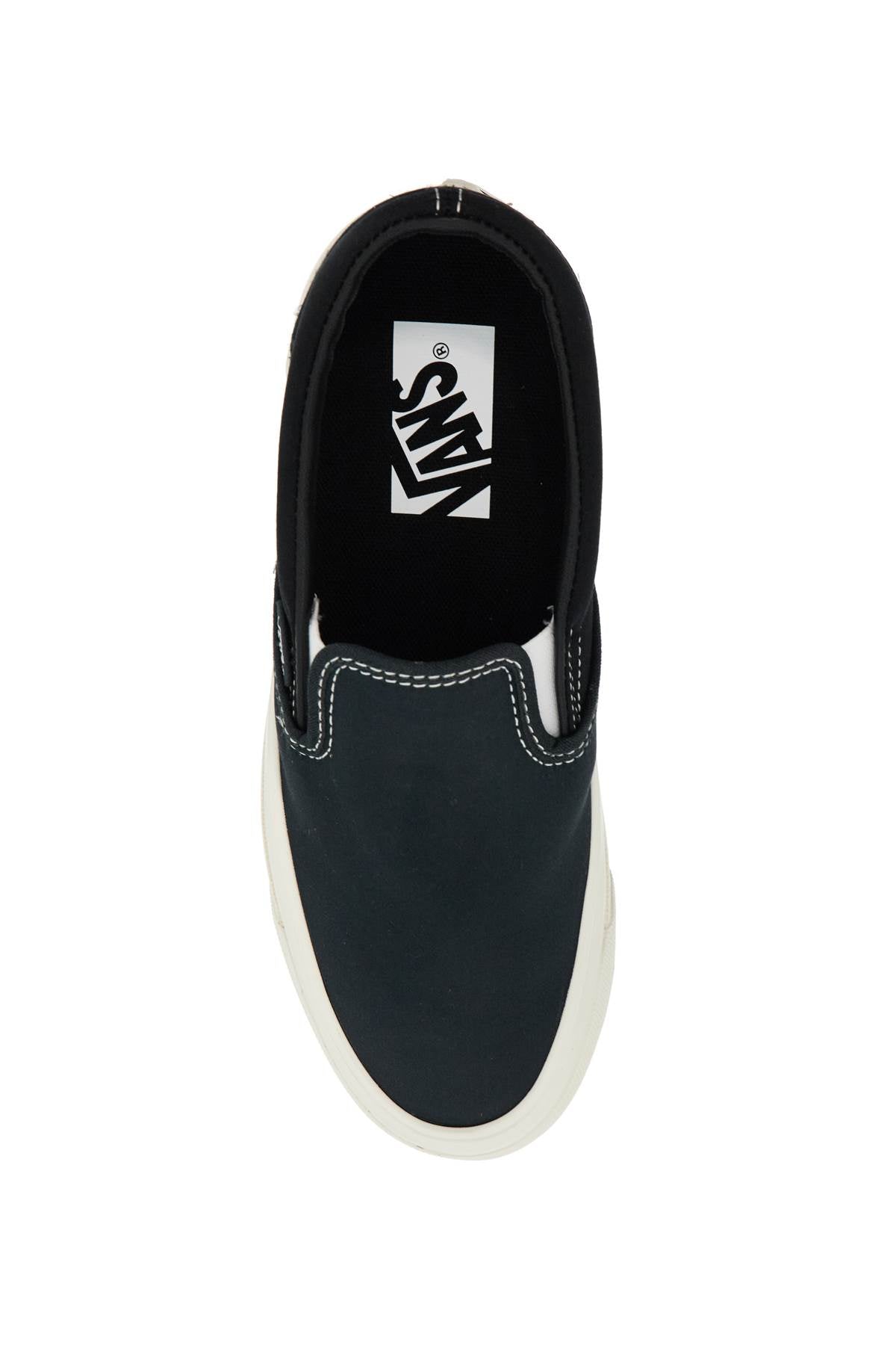 premium satin slip-on sneakers