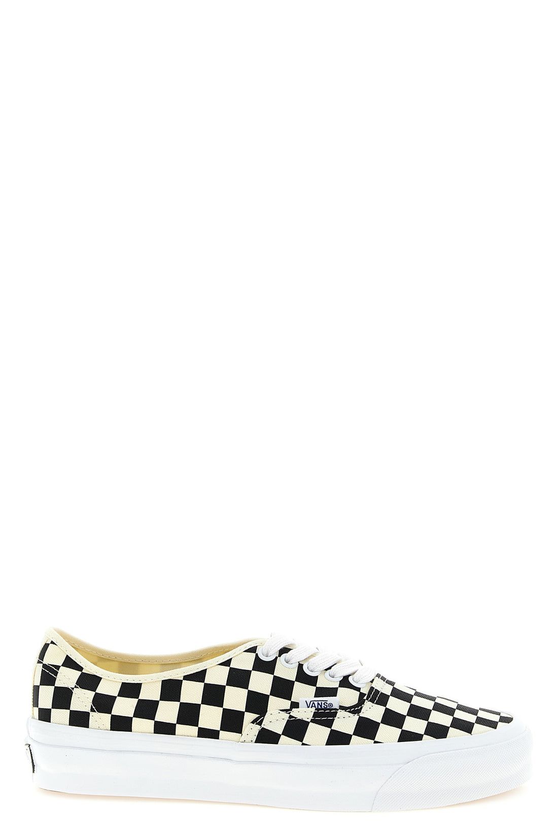 VANS 10.5 226g lx authentic reissue low-top silhouette checkboard print canvas sneaker