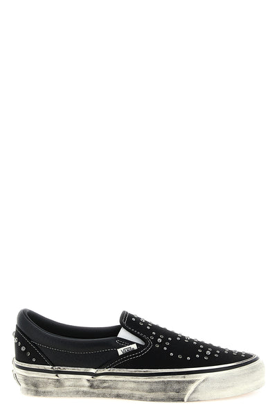 226g screen-printed canvas sneakers premium classic slip-on