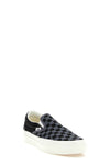 checkerboard-print 226g screen-printed canvas premium slip-on 98 sneakers