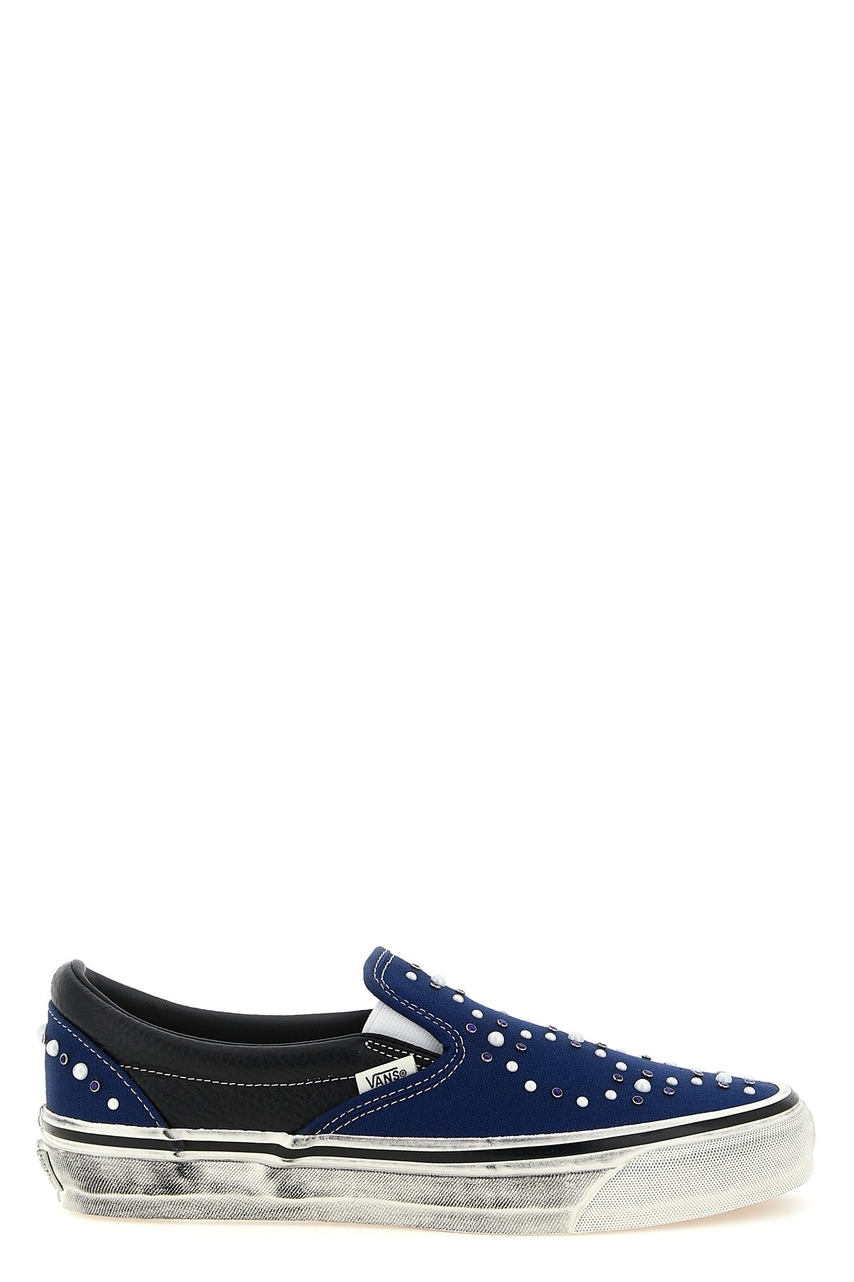 226g screen-printed canvas sneakers premium classic slip-on