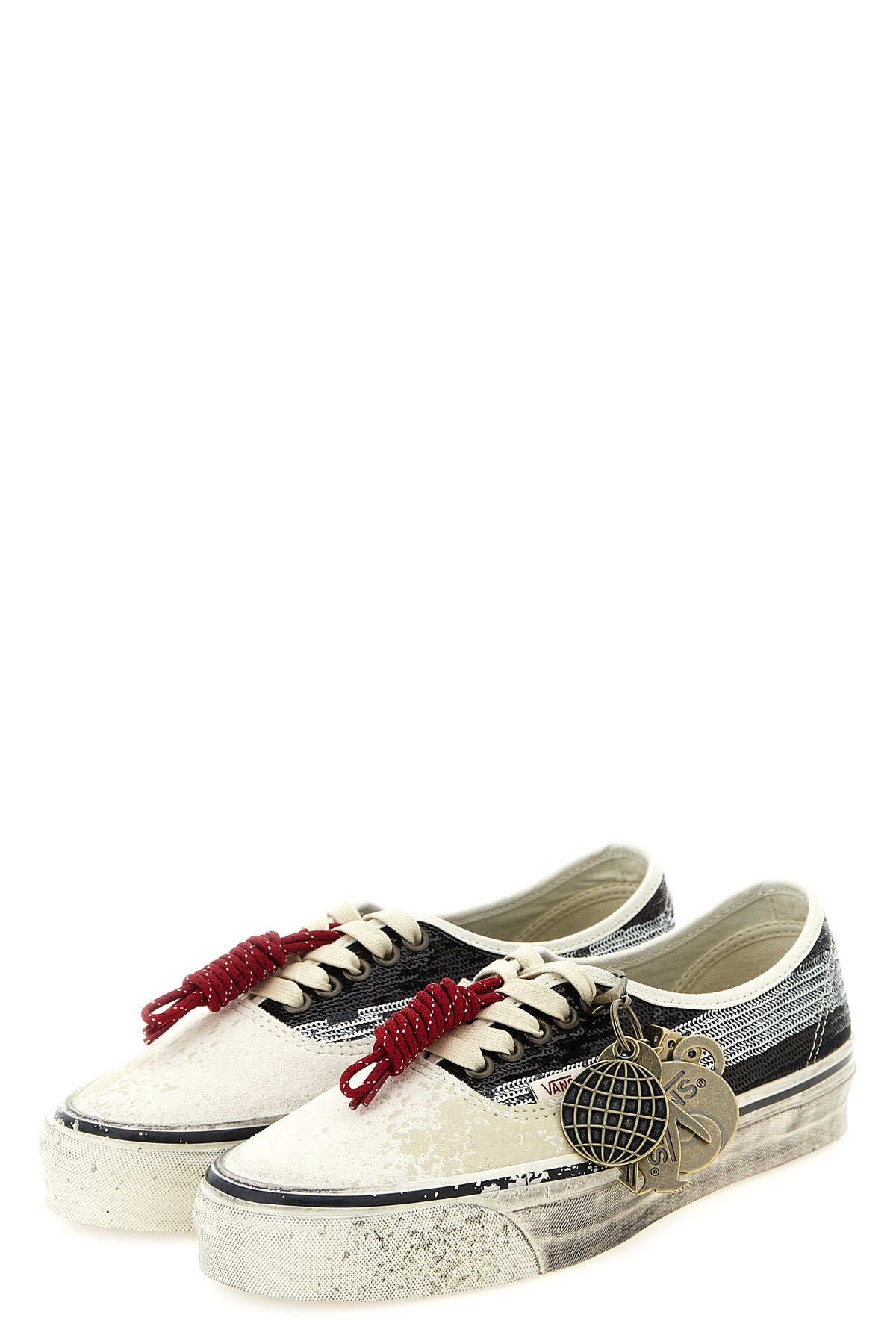 authentic premium sequin-covered canvas sneakers