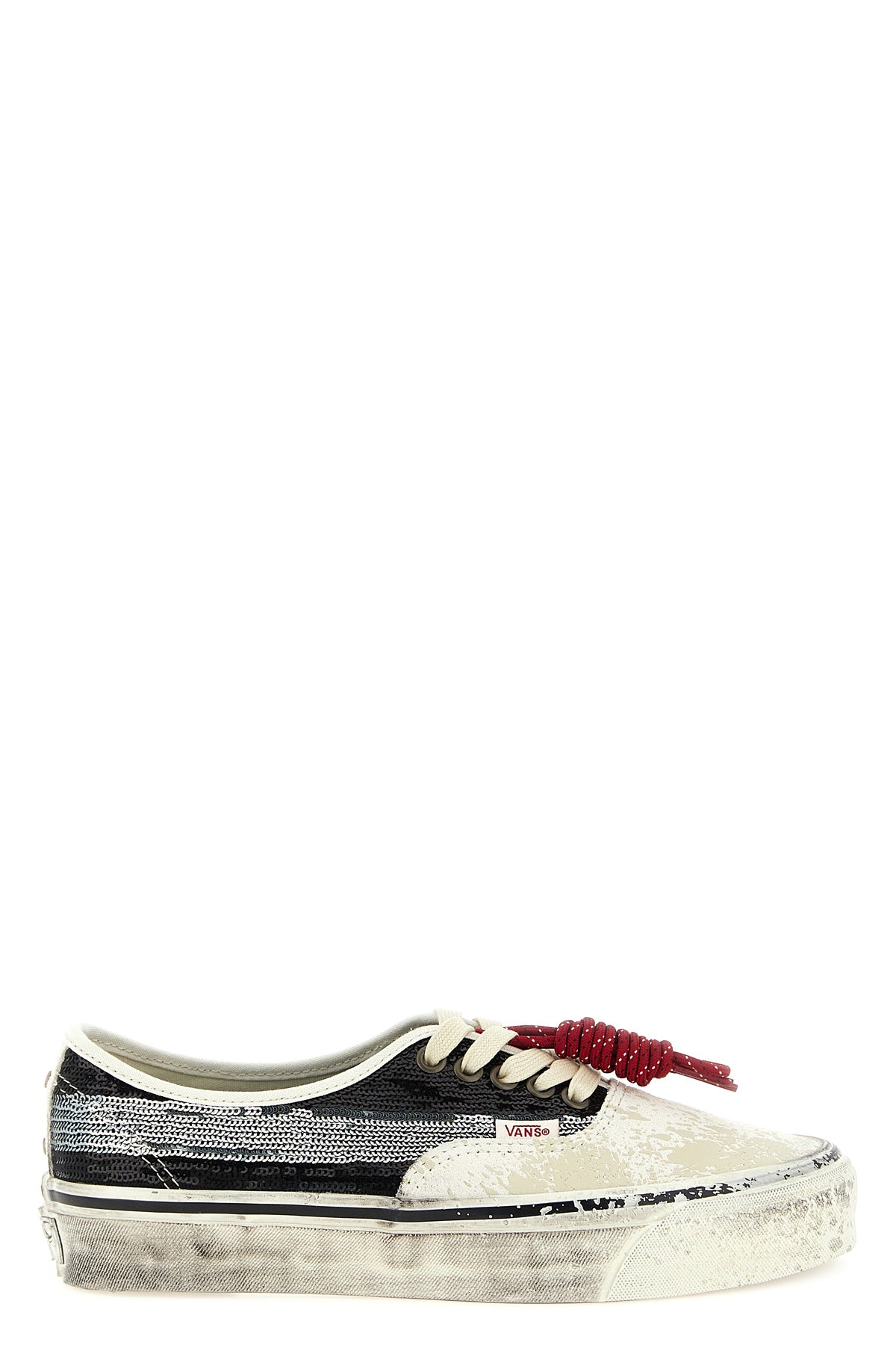 authentic premium sequin-covered canvas sneakers