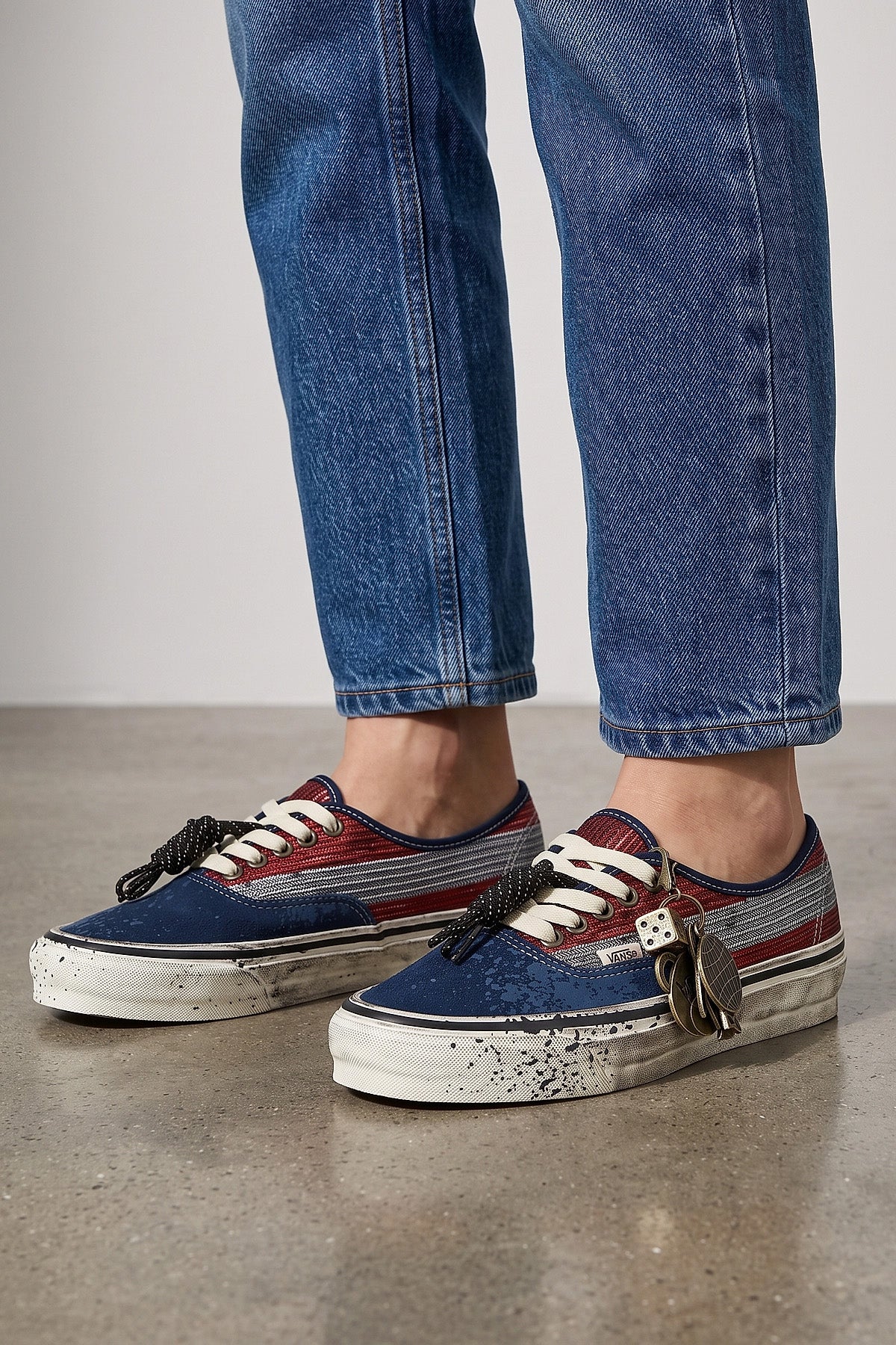 authentic premium sequin-covered canvas sneakers