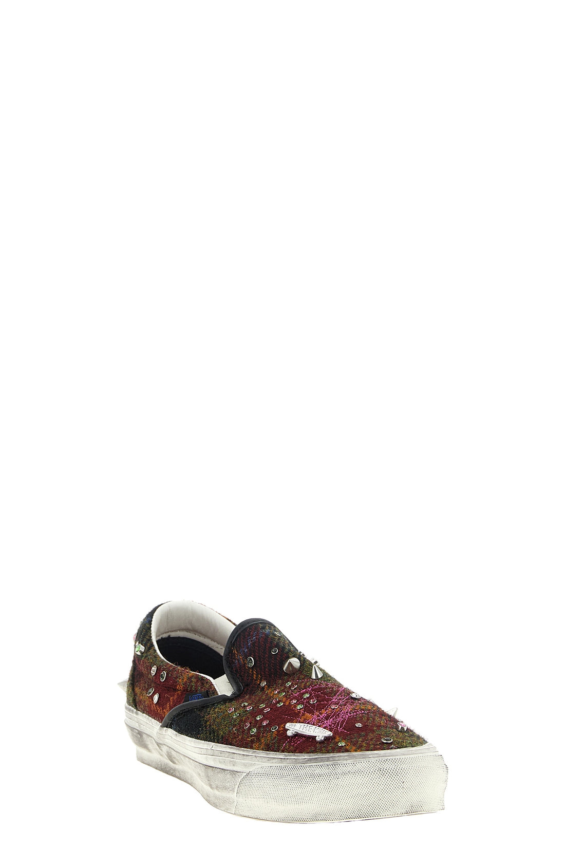 VANS 9.5 the vans premium classic harris tweed slip-on sneaker