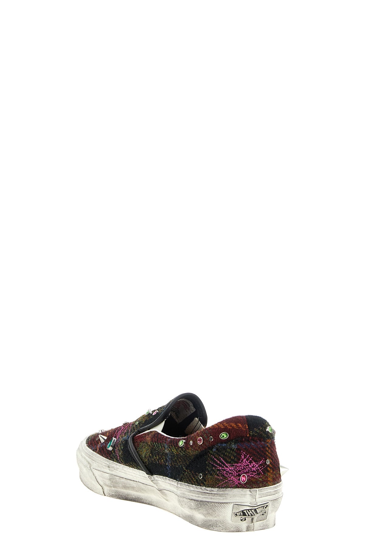 the vans premium classic harris tweed slip-on sneaker