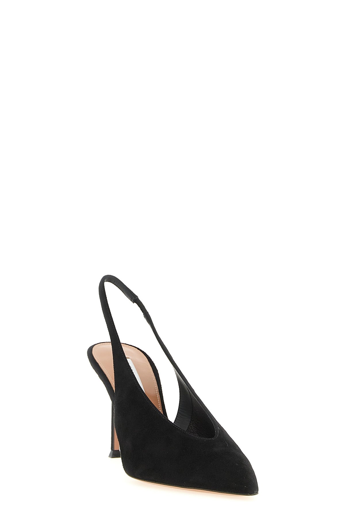 aquazzura voltaire slingback pumps define a sculptural silhouette through essent