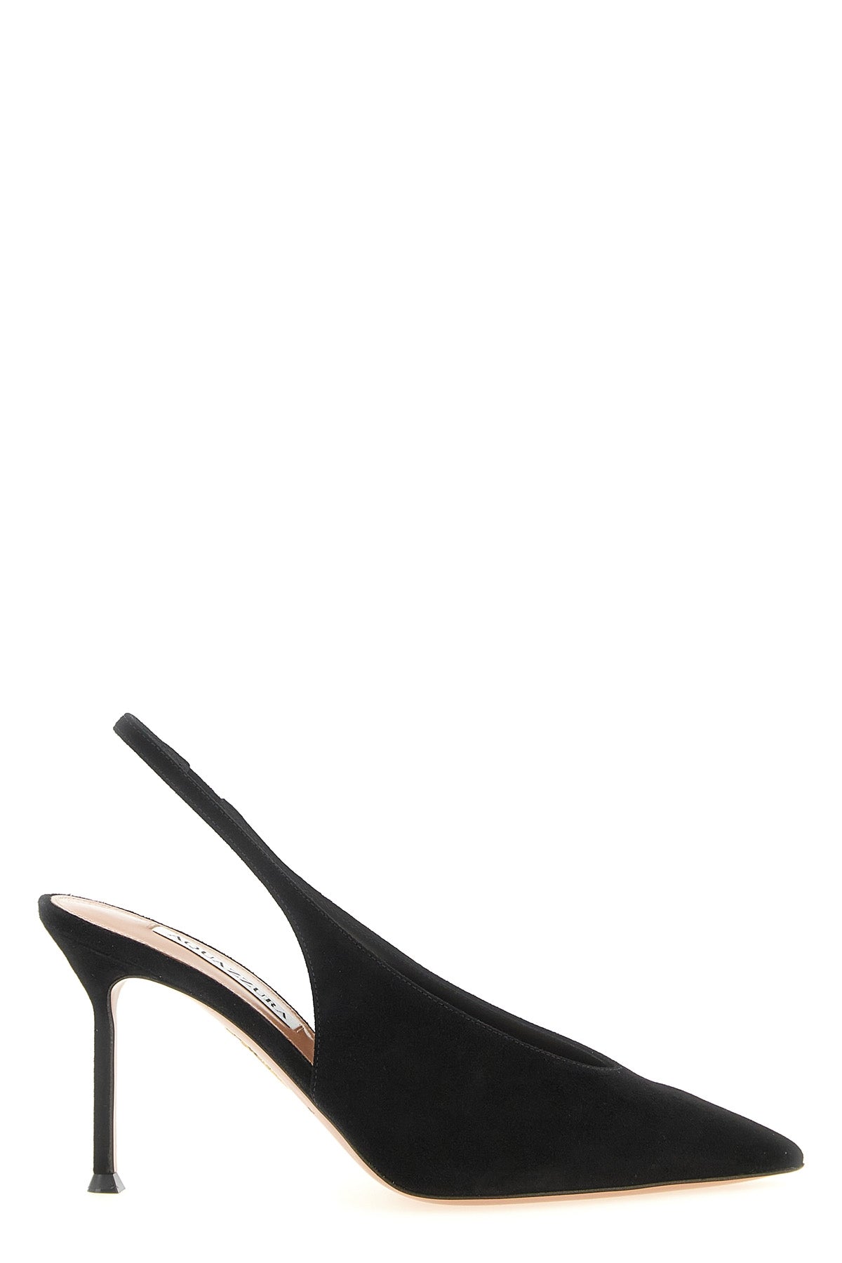 aquazzura voltaire slingback pumps define a sculptural silhouette through essent