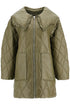 lightweight down jacket with oversized collar