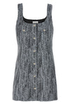 cotton tweed mini dress