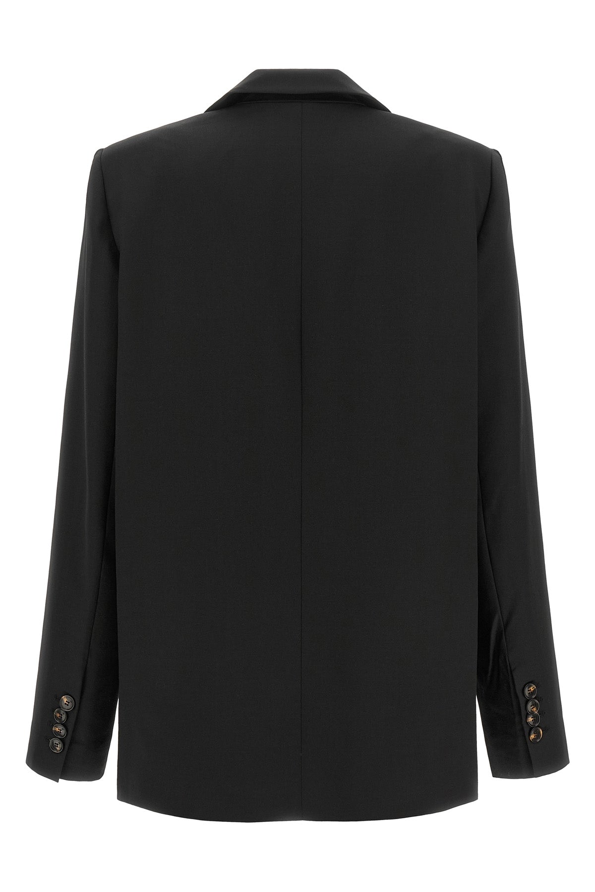 the ganni blazer redefines the codes of contemporary tailoring through a structu