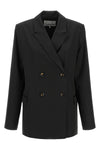 the ganni blazer redefines the codes of contemporary tailoring through a structu