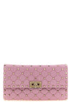 rockstud spike crossbody bag in quilted moiré fabric