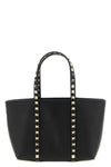 rockstud mini hammered leather shopping bag