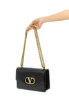 vain smooth leather shoulder bag