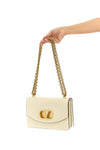 vain shoulder bag in shiny calf leather