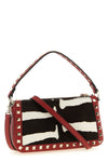 small rockstud shoulder bag in calf leather