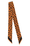 pois dalmata patterned silk bandeau