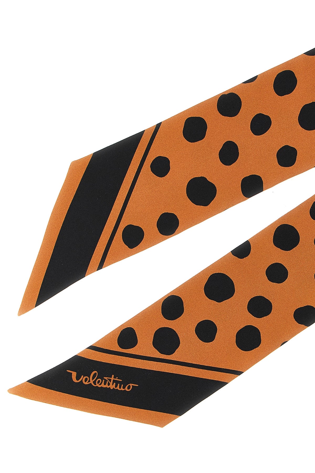 pois dalmata patterned silk bandeau